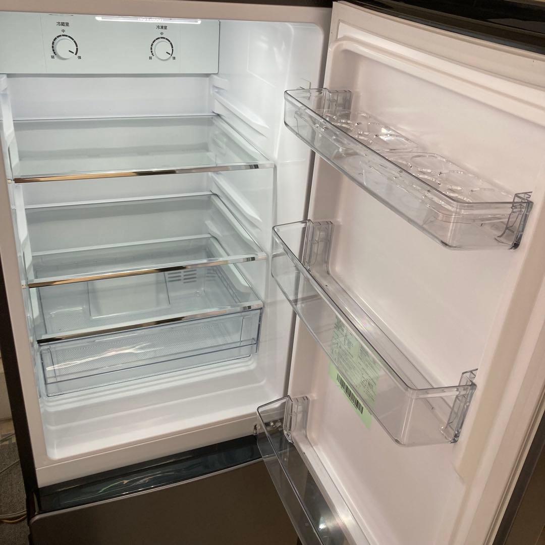 Haier 冷蔵庫 2ドア アッシュブラック 右開き175L JR-F18KS