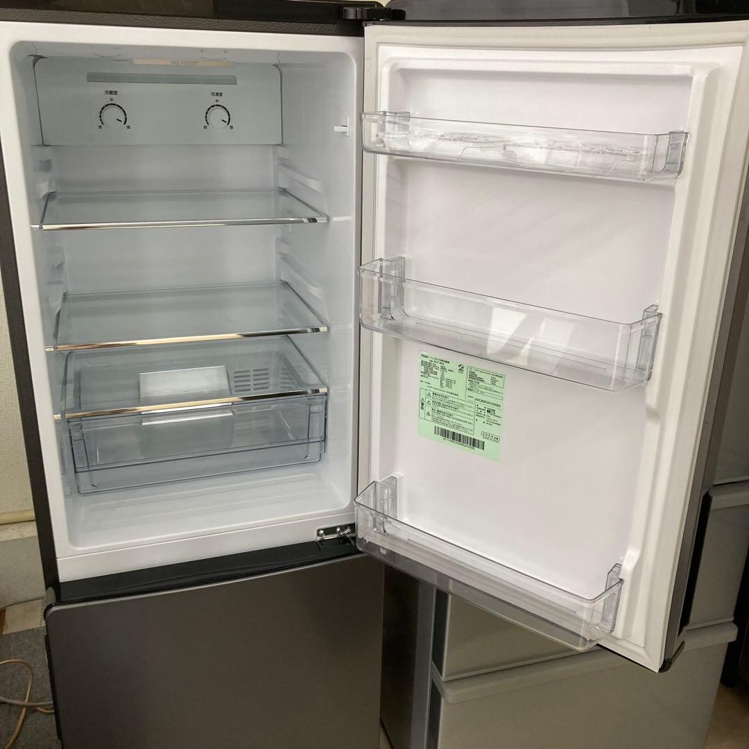 Haier 冷蔵庫 2ドア アッシュブラック 右開き175L JR-F18KS