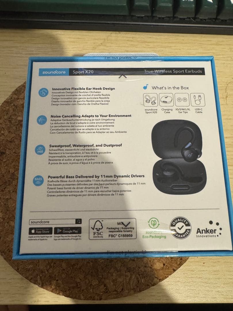 新品 Anker soundcore Sport X20 ワイヤレスイヤフォン