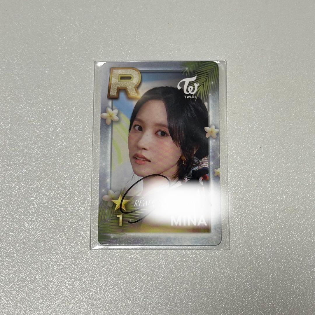 TWICE ミナ 直筆サイン入りリアルトレカ SSJYP当選品