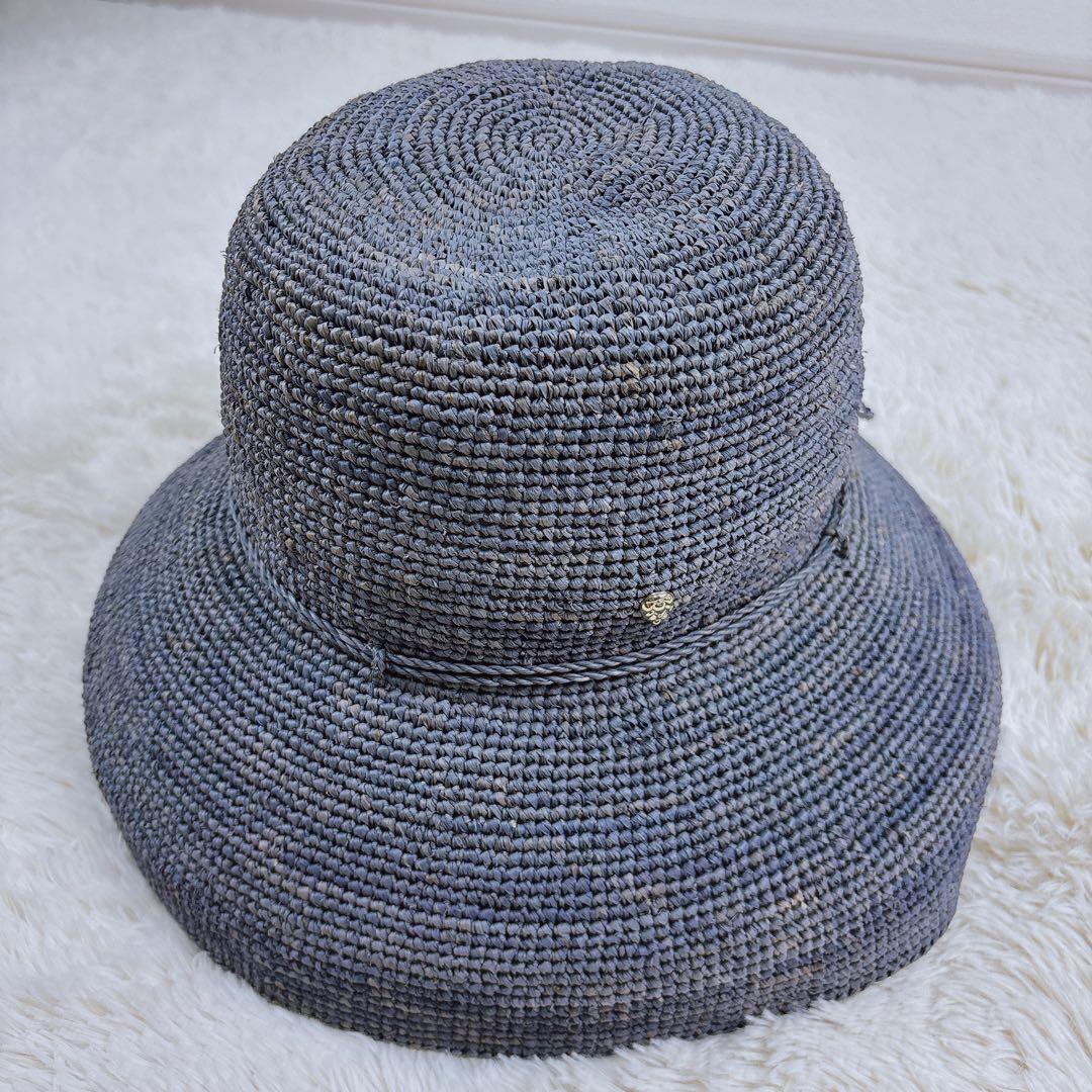 ☆美品☆ヘレンカミンスキー プロバンス 10 ハット 麦わら帽子 ブルー