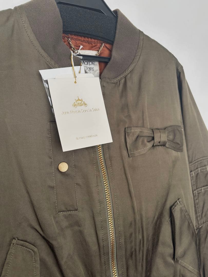 本日終了 タグ付 ジェーンマープルドンルサロンブルゾンMA-1