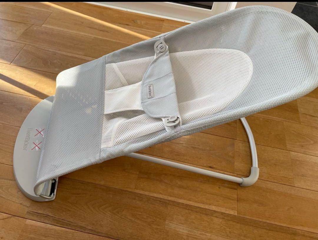 ベビービョルン バウンサー バランスソフト メッシュ 色:シルバーホワイト