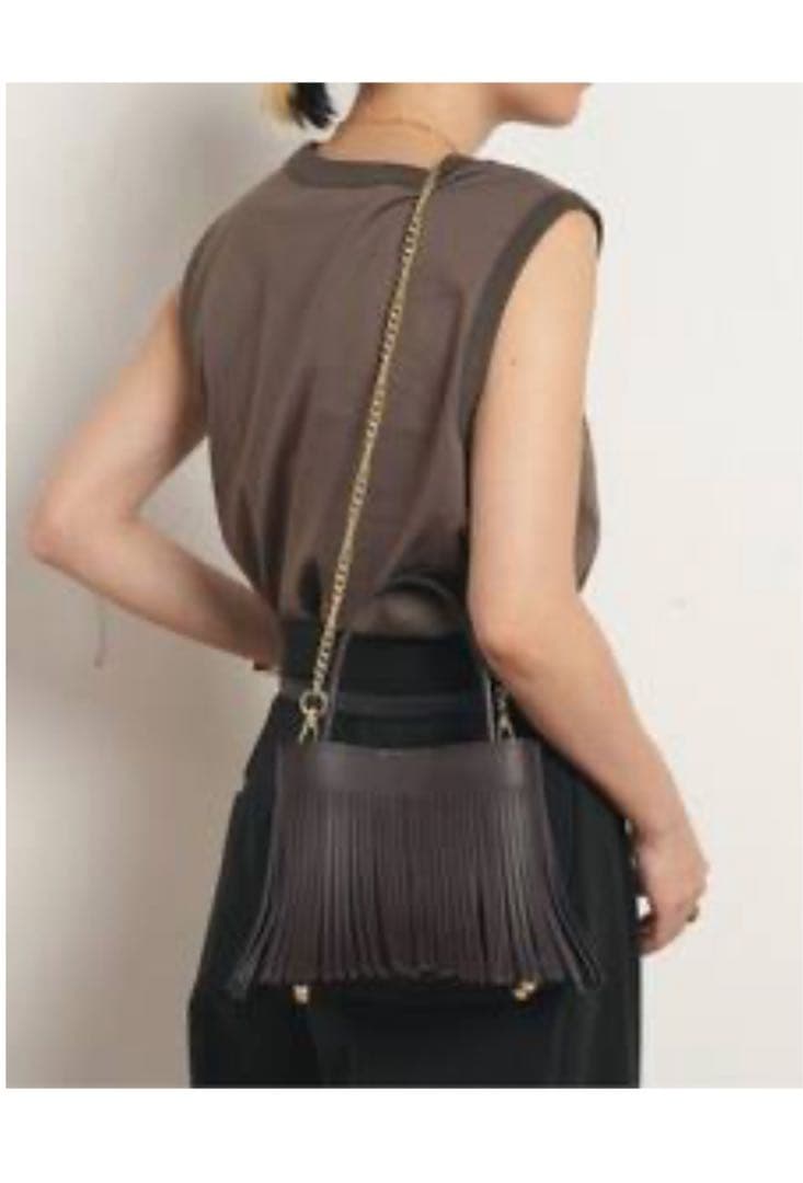 AP STUDIO AULENTTI ベッチュウfringe chainバッグ