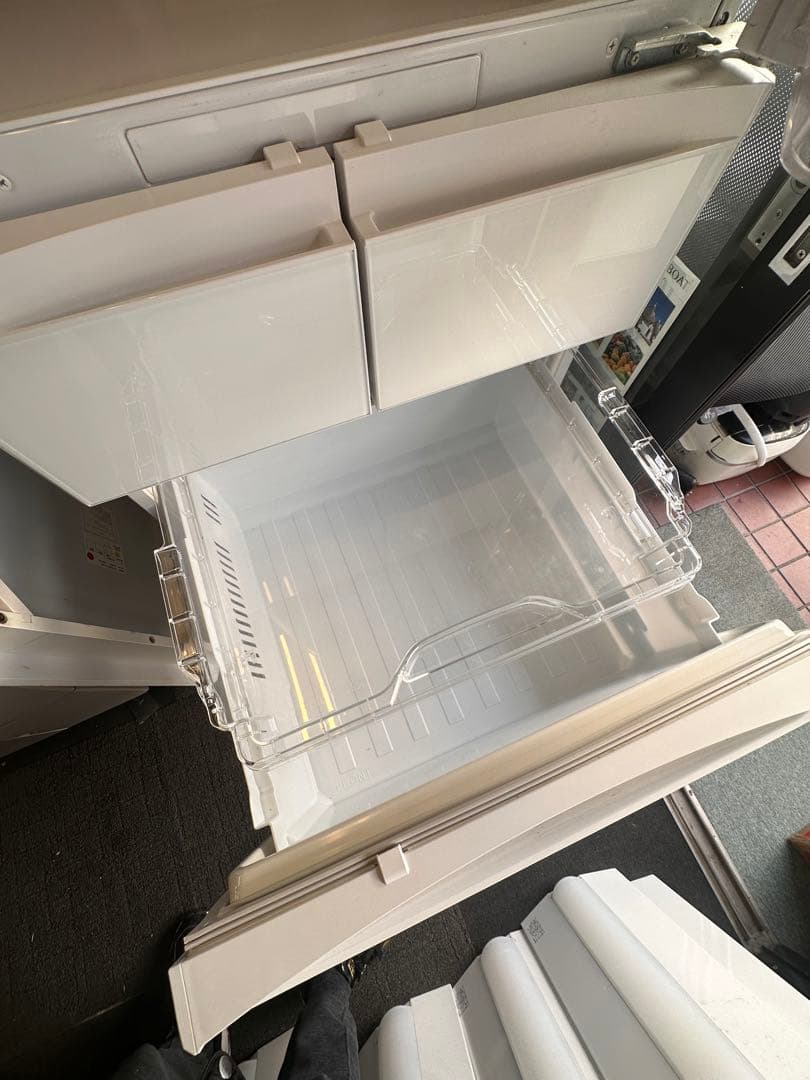 三菱 冷蔵庫 455L 5ドア 2016年製 MR-B46A-W【送料込み】