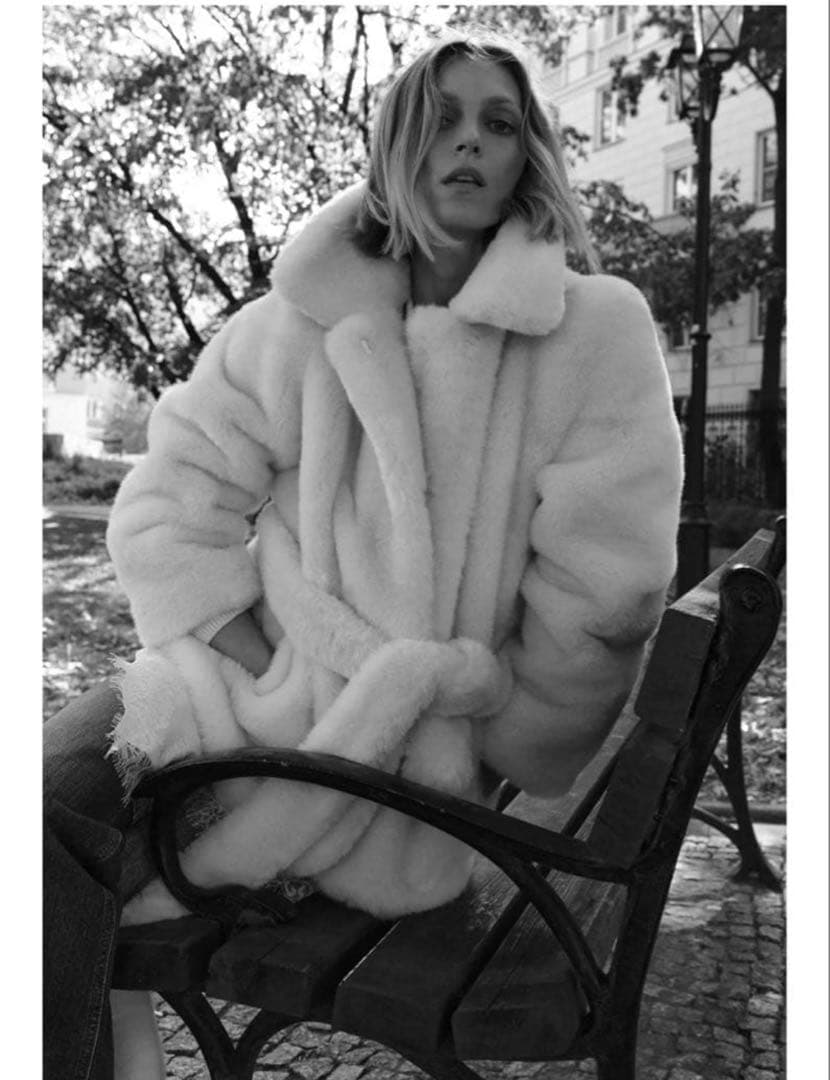 タイムセール★ZARA フェイクファーコート Sサイズ