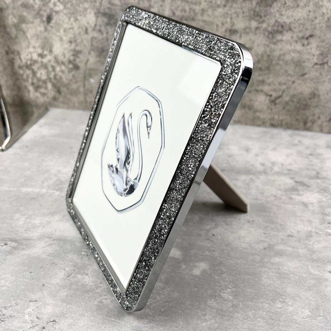 【美品】SWAROVSKI スワロフスキー クリスタル 写真立て フォトフレーム