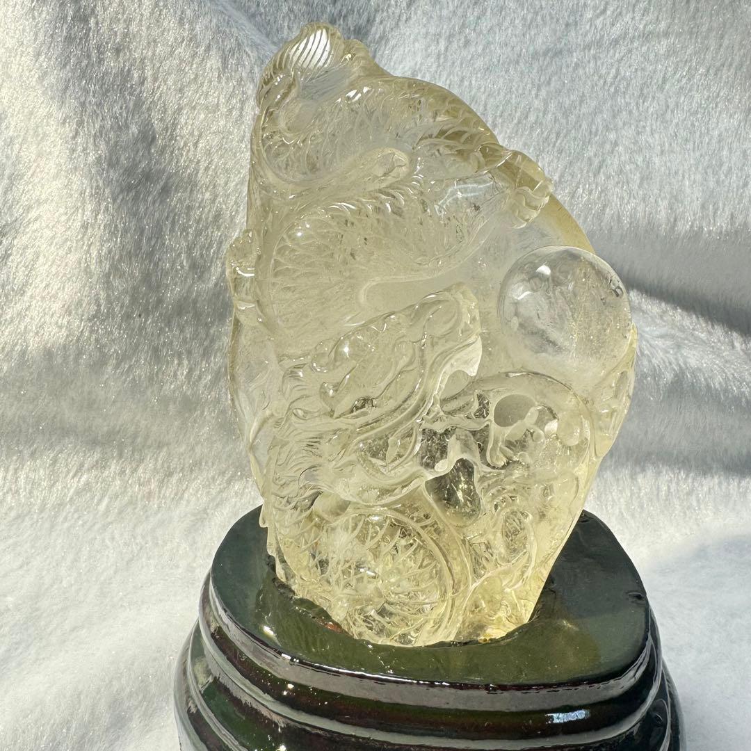 水晶龍　置物NO24-350