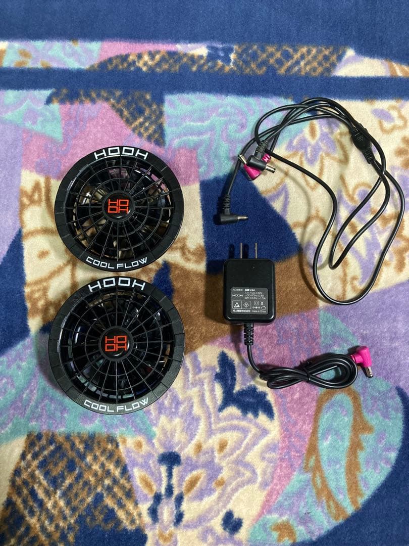 HOOH 鳳凰19V 空調服バッテリー、ファンセット