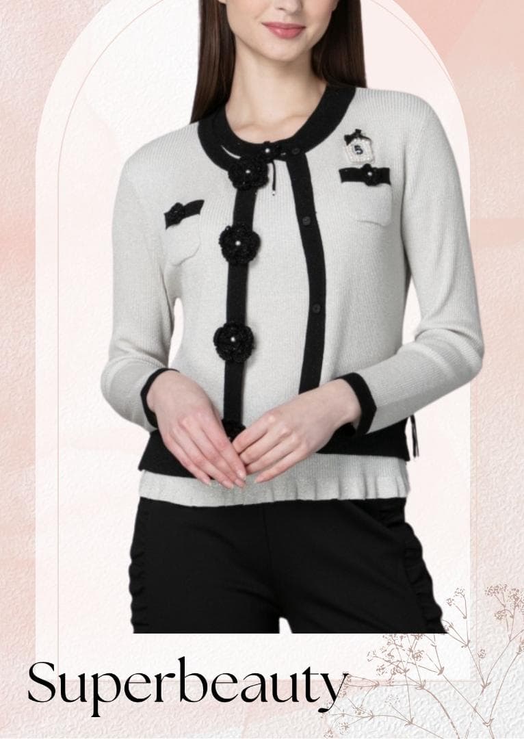 H*i様 新品スーパービューティーニットアンサンブル　42sizeベージュ