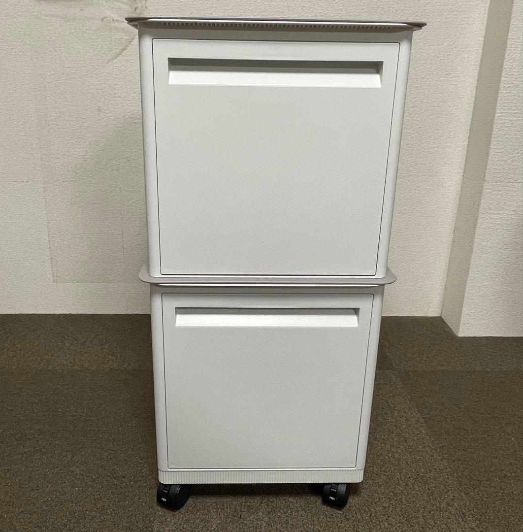 タッパーウェア　マルチオーガナイザー2個　キャスター付