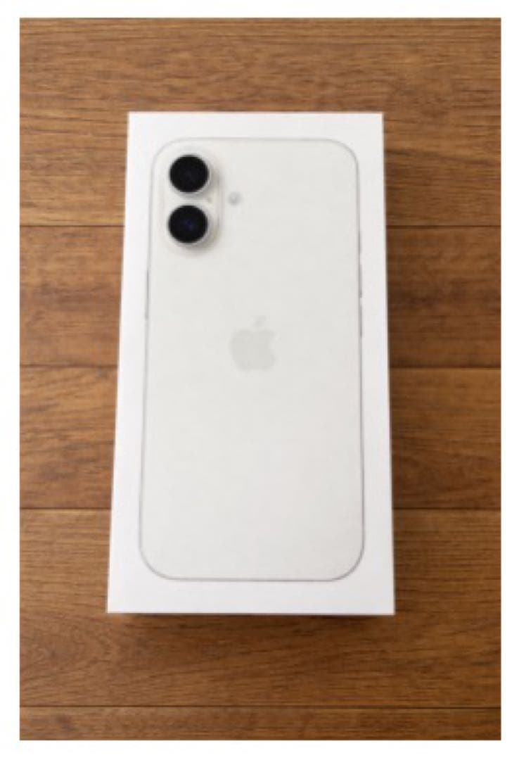 Apple iPhone16 128GB ホワイト　 SIMフリー　新品未開封