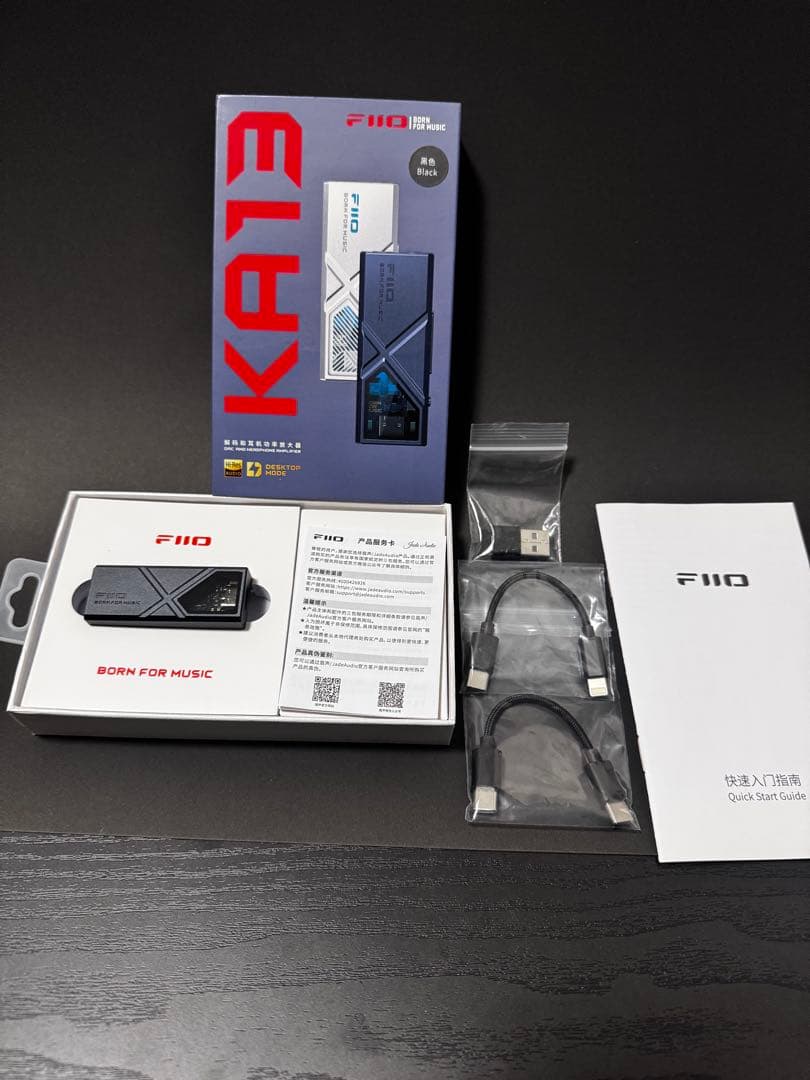 qdc SUPERIOR イヤホン、バランスケーブル、Fiio KA13