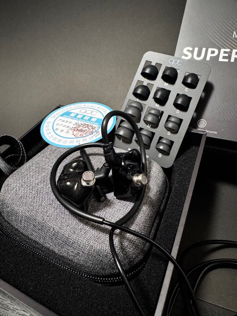 qdc SUPERIOR イヤホン、バランスケーブル、Fiio KA13