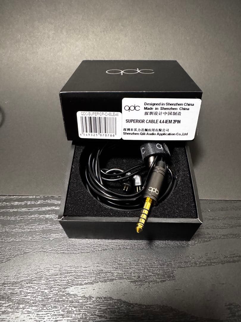 qdc SUPERIOR イヤホン、バランスケーブル、Fiio KA13