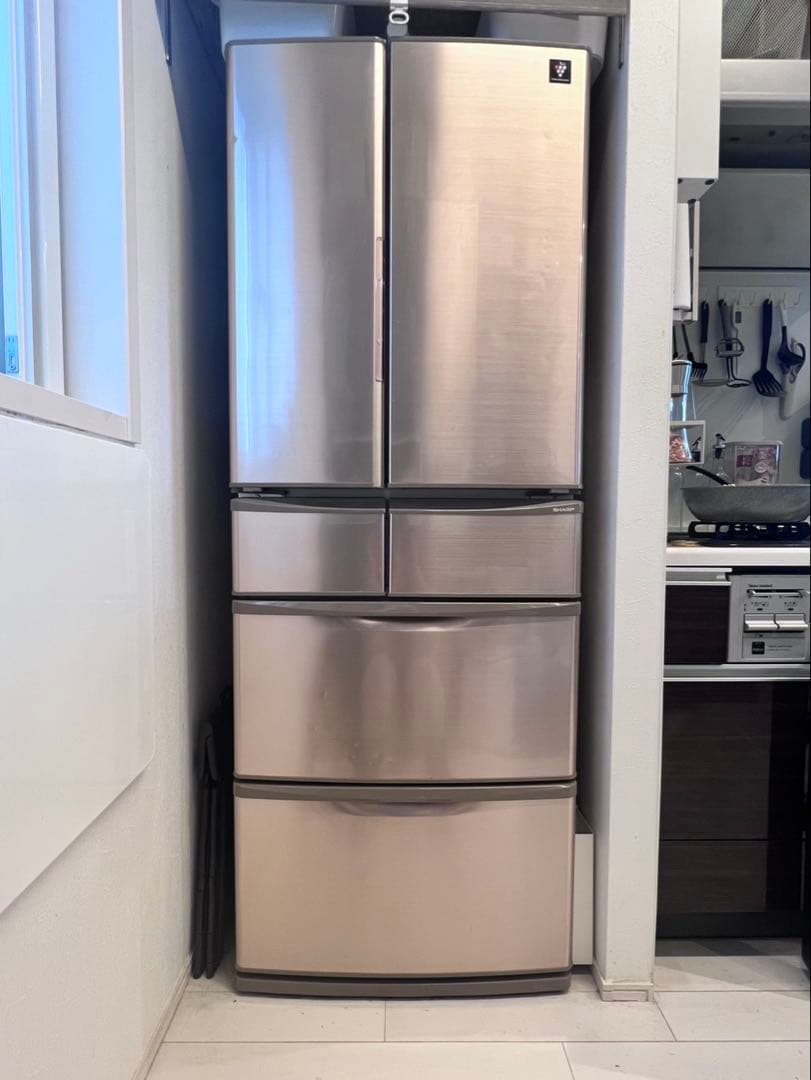 SHARP 冷蔵庫 SJ-XF44A-T440L 2015年 愛知県引き取り限定