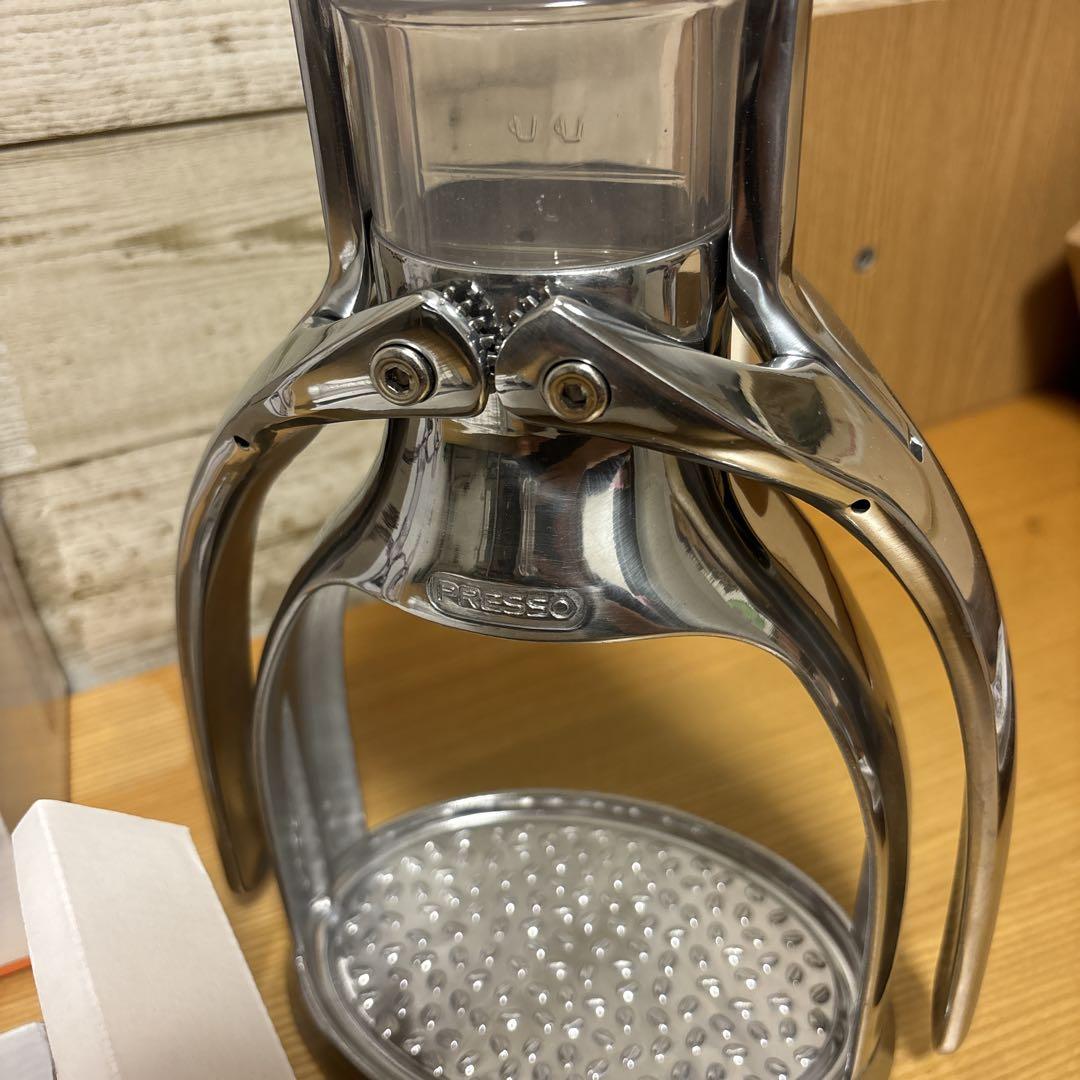 新品 PRESSO プレッソ 手動式エスプレッソメーカー エスプレッソマシン