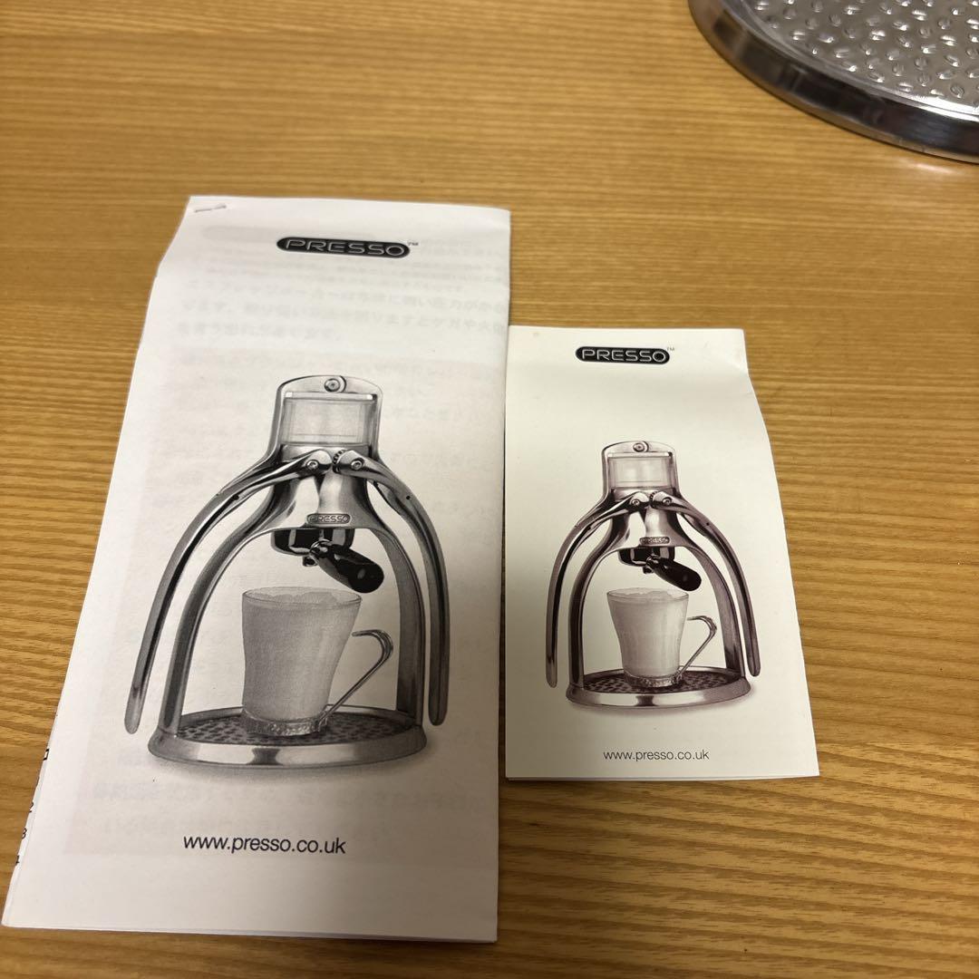 新品 PRESSO プレッソ 手動式エスプレッソメーカー エスプレッソマシン
