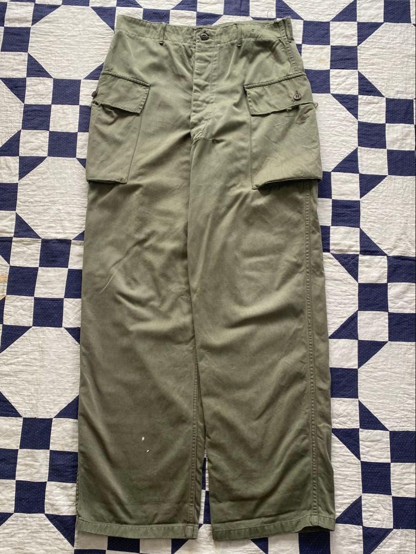 【雰囲気系】40s usarmy m43 カーゴパンツ コットンツイル hbt