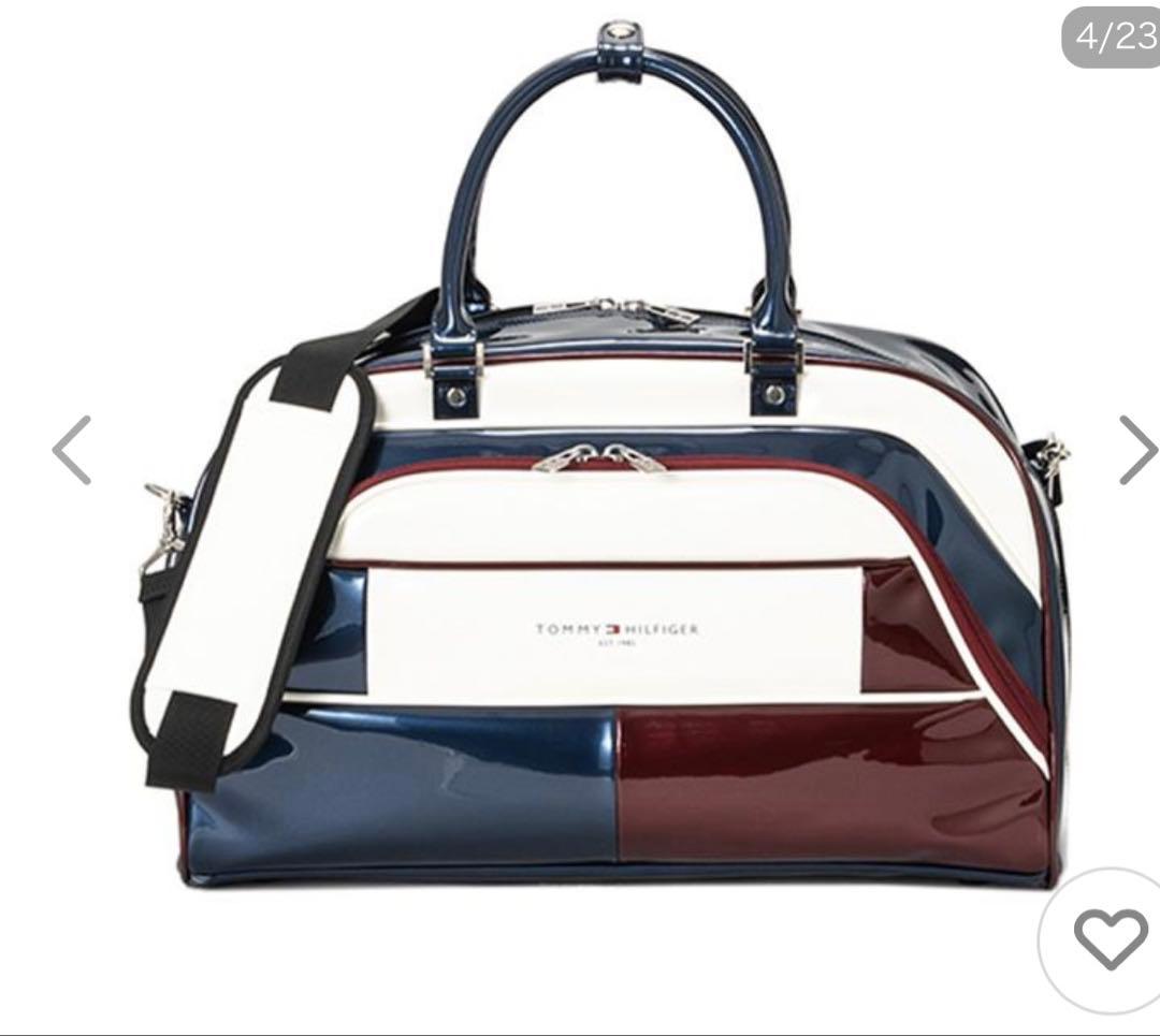 トミーヒルフィガー エナメルボストン　新品未使用品