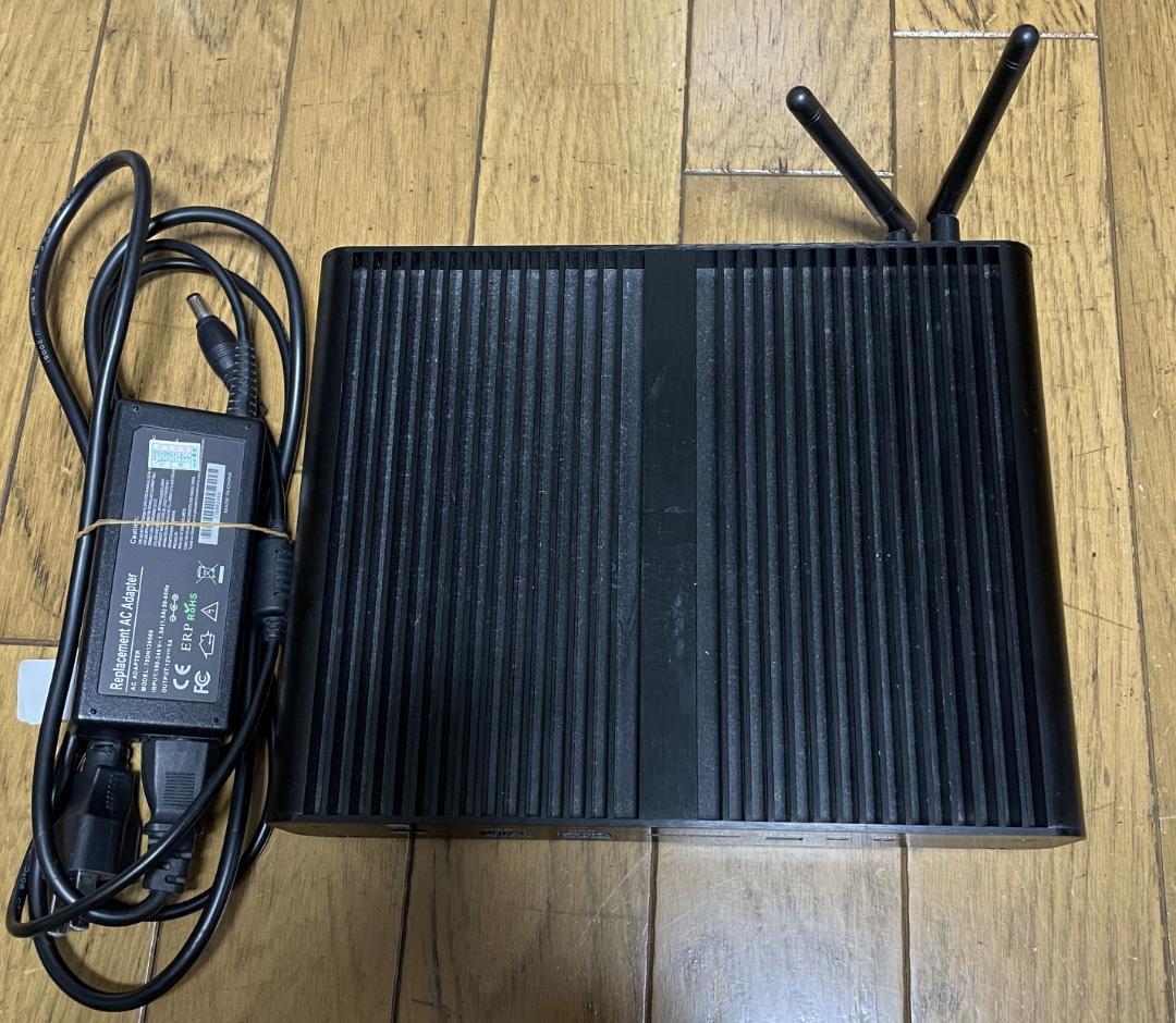 ファンレス静音ミニPC　i7-5500u　SSD250Gb&MEM 16GB