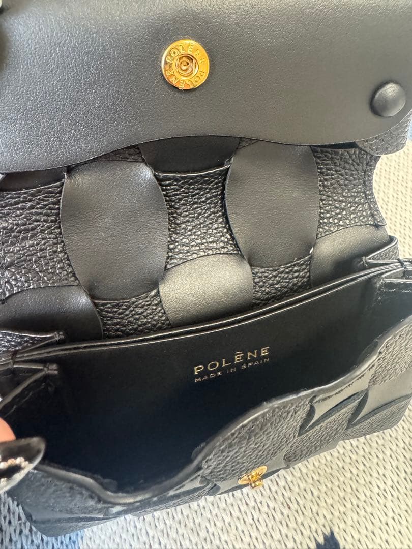 polene neiti カードホルダー ブラック