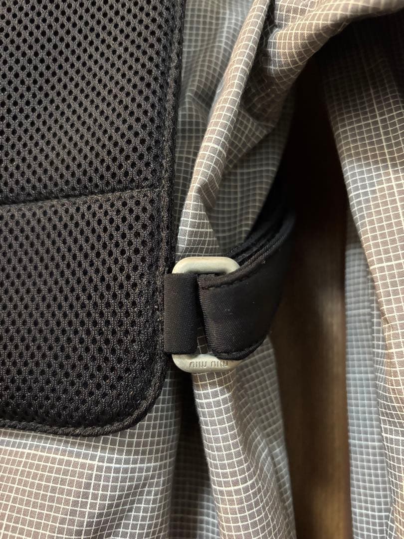 k*i様 OLDミュウミュウ・MIU MIU黒色ベスト型バッグ・2000年代購入