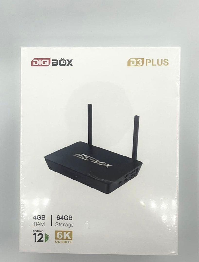 【新品】Digibox D3 Plusアメリカのスポーツや世界中の映画を楽しめる