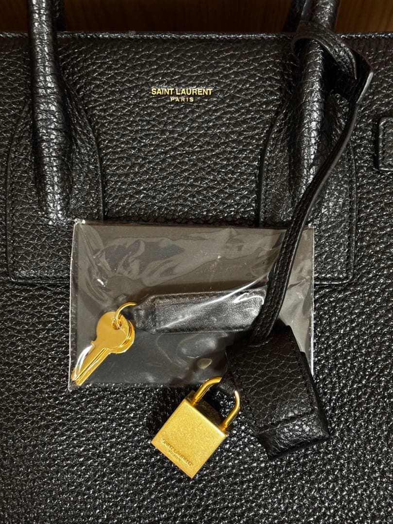 SAINT LAURENT サックドジュール／スモール　ブラック ハンドバッグ