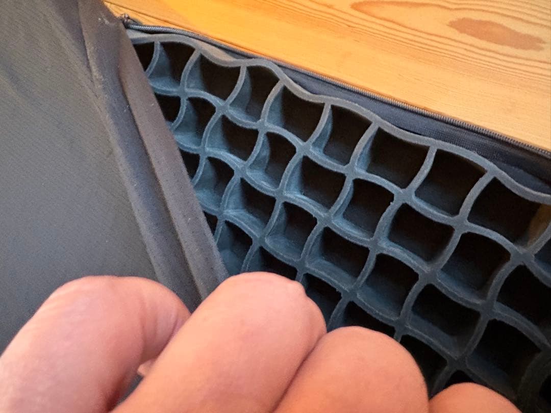 ヒツジのいらないマットレス ブラック ダブル