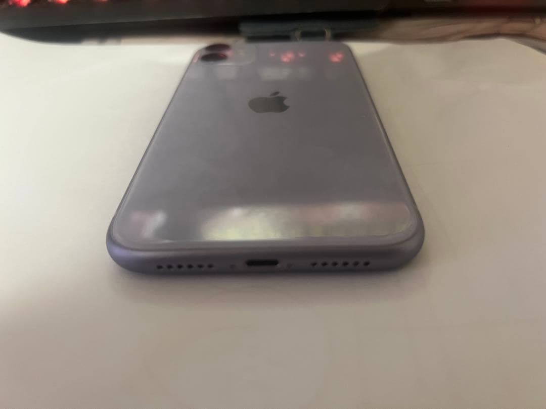 iPhone 11 128GB パープル SIMフリー 動作確認済 美品