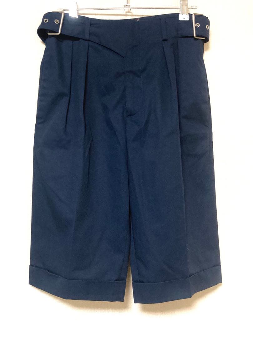 サンローラン パリ　グルカ　タック　ハーフパンツ　ショート　メンズ　ボトムス