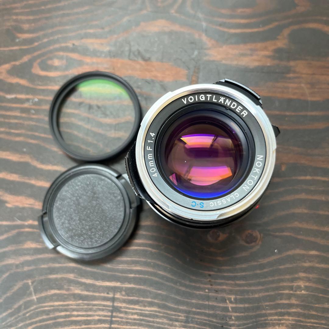 レンズ(単焦点) voigtlander NOKTON CLASSIC 40mm F1.4 S.C