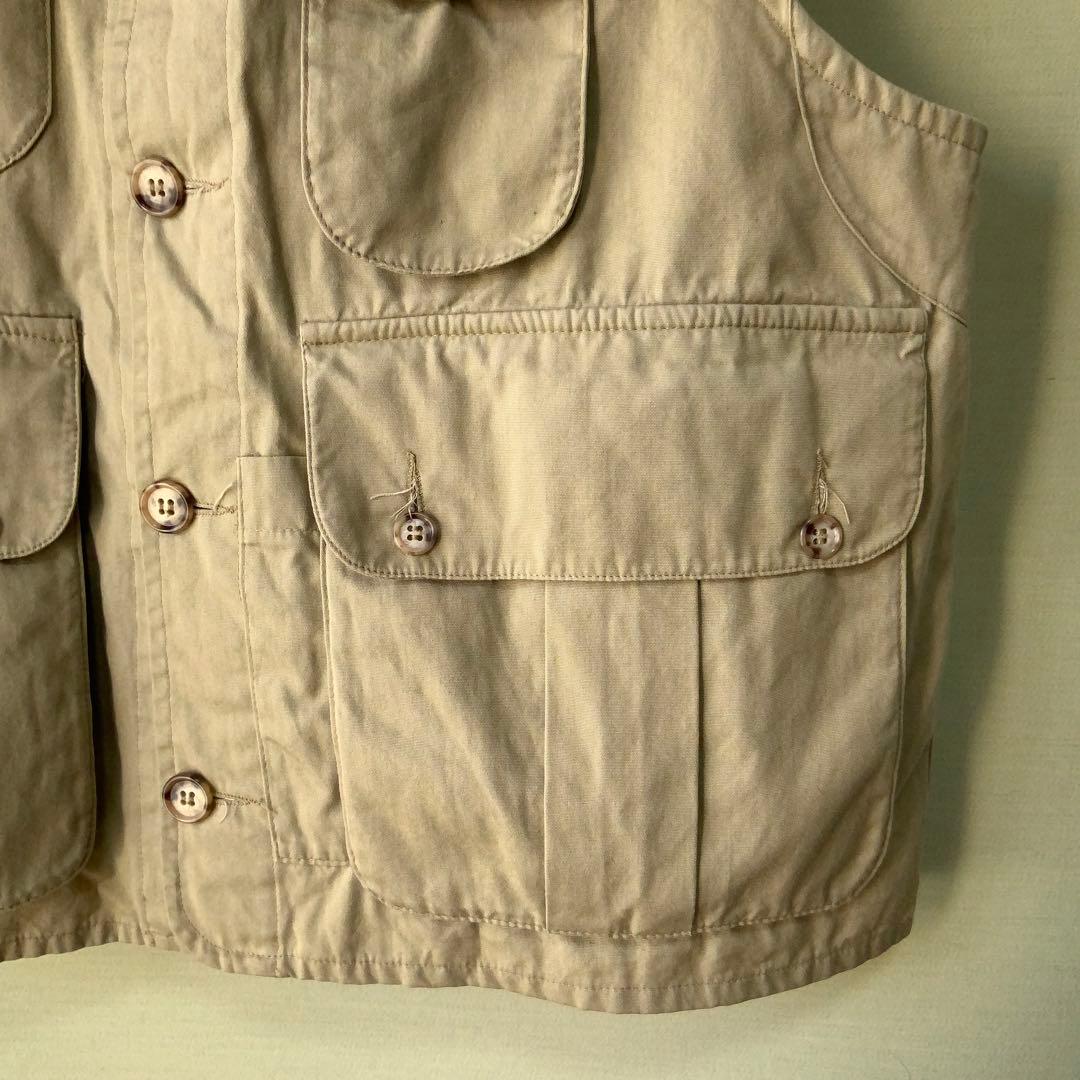 米国製 Willis& ウィリス＆ガイガー コットンベストMカーキ