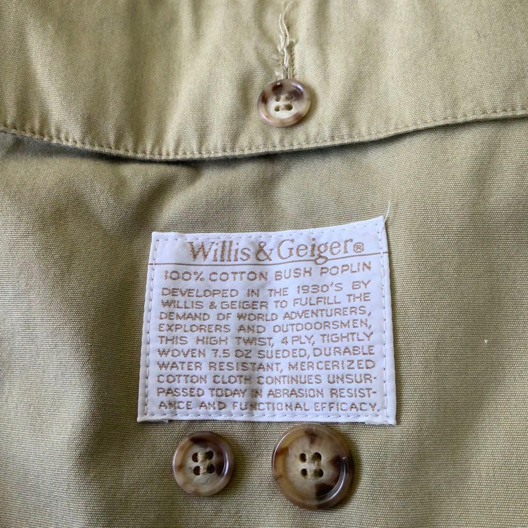 米国製 Willis& ウィリス＆ガイガー コットンベストMカーキ