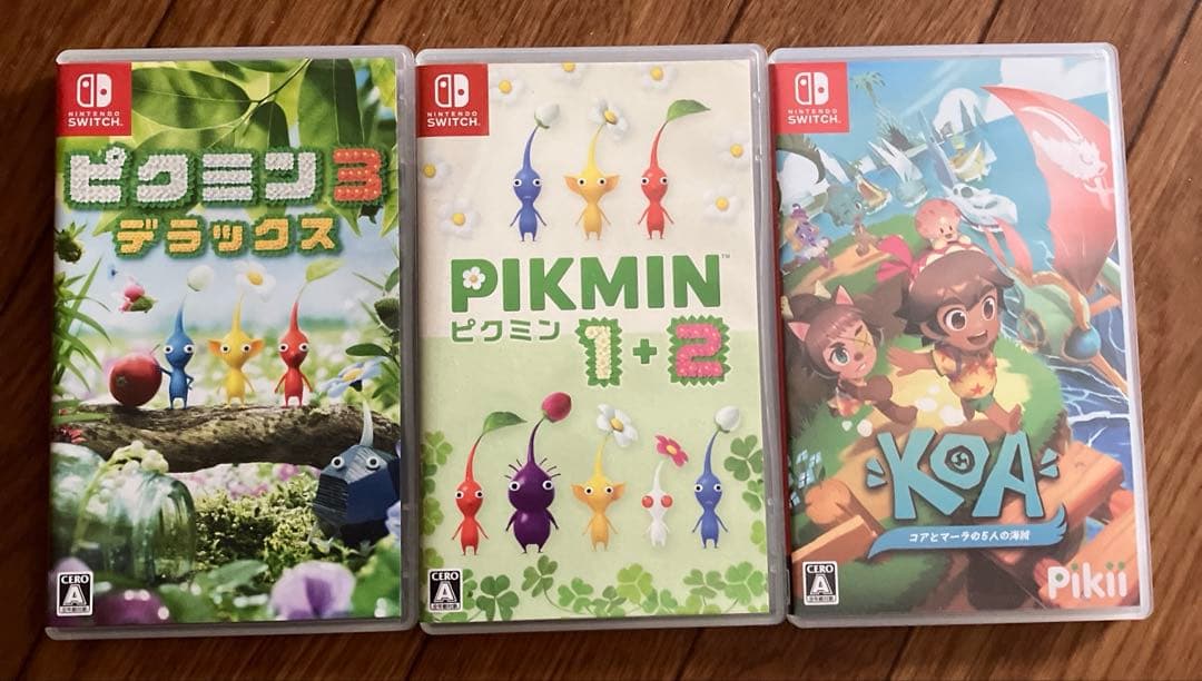 ★ピクミン3デラックス ★PIKMIN1+2★KOA Switchまとめ売り