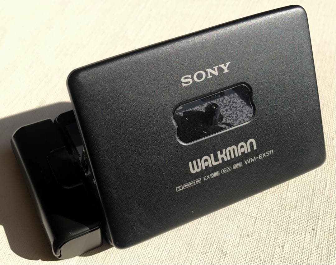 迫力音オススメWM-EX511 ブラックSONYカセットウォークマン可動品F