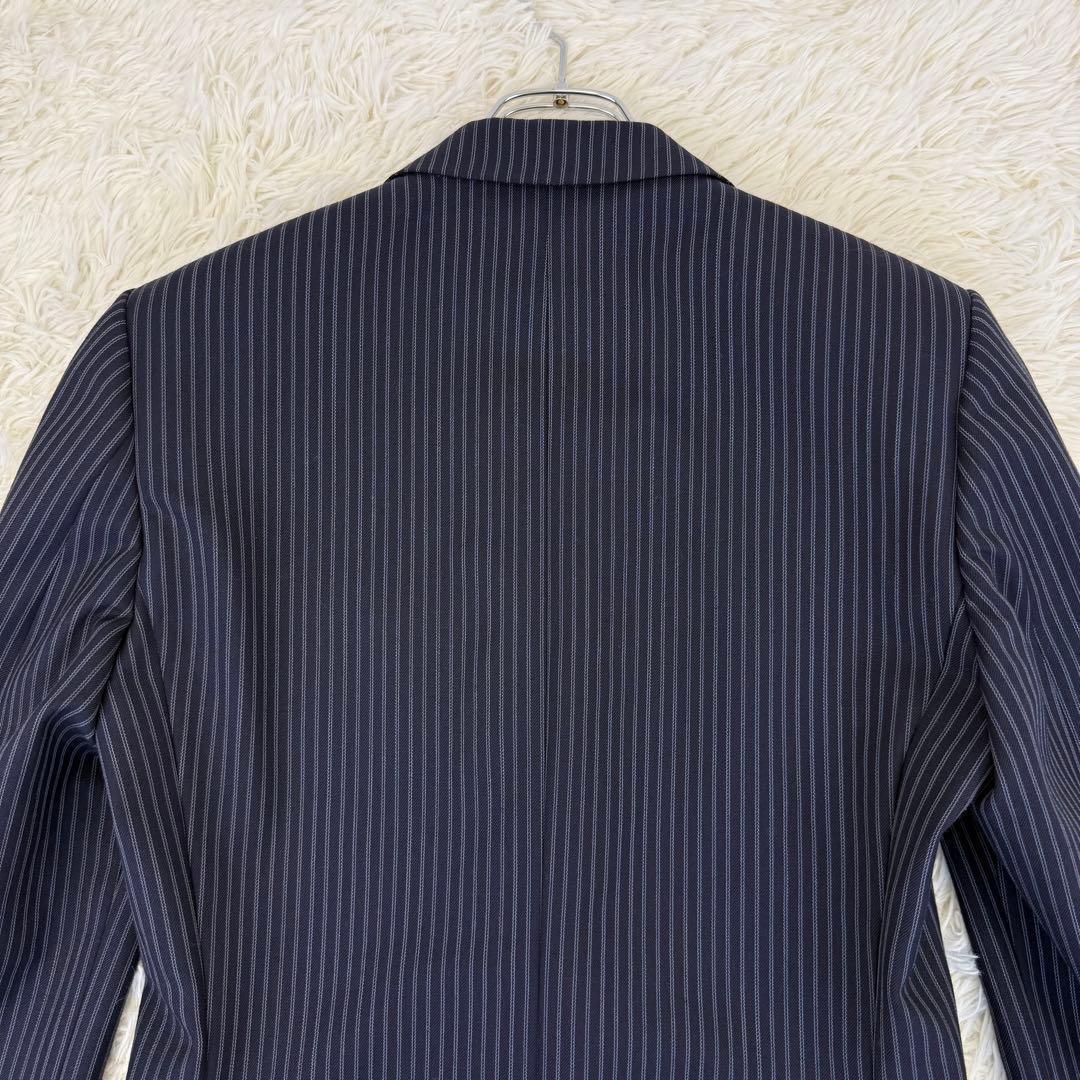 DRIES VAN NOTEN テーラードジャケット ストライプ 総裏 赤 46