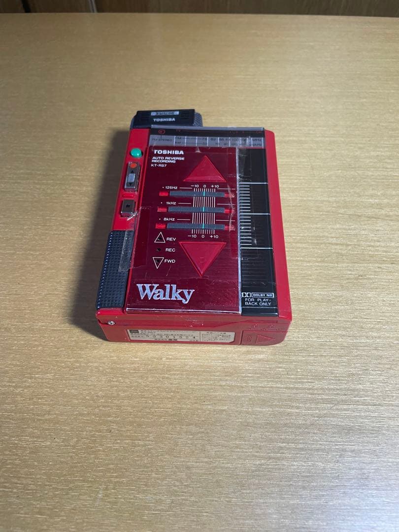 TOSHIBA 東芝 Walky KT-RS7 ステレオラジオカセットレコーダー