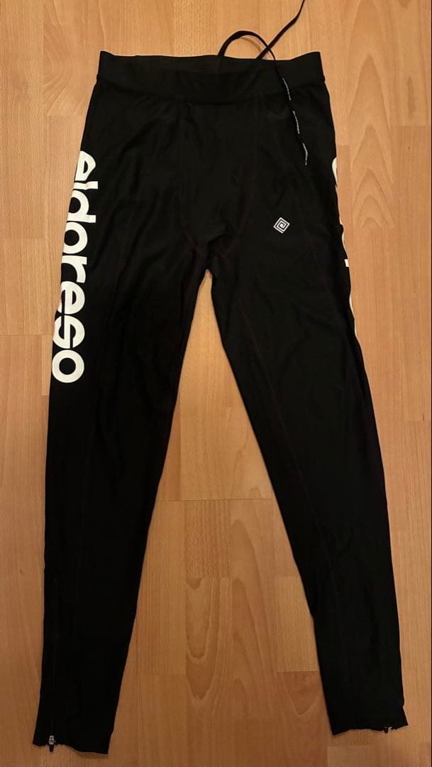 【美品】eldoreso ロングタイツXLジッパーポケット付き