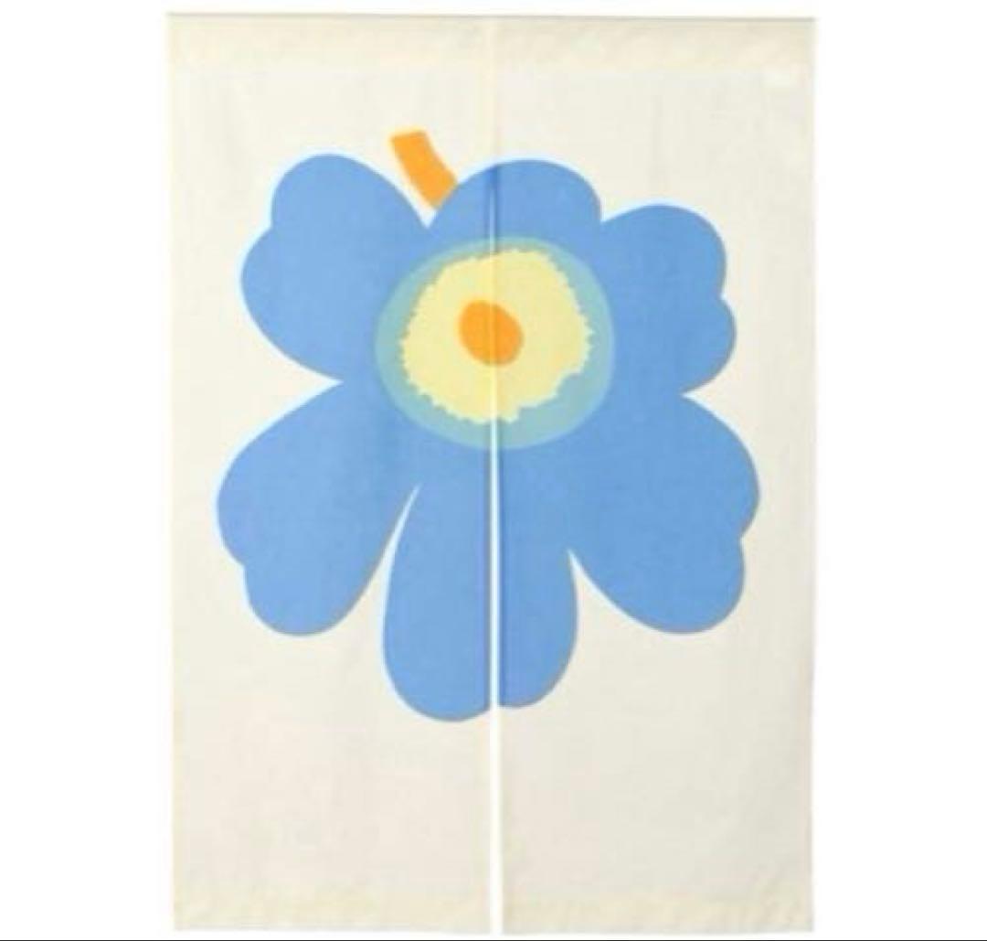 ★新品未使用★マリメッコ　marimekko のれん　暖簾　ウニッコ 希少