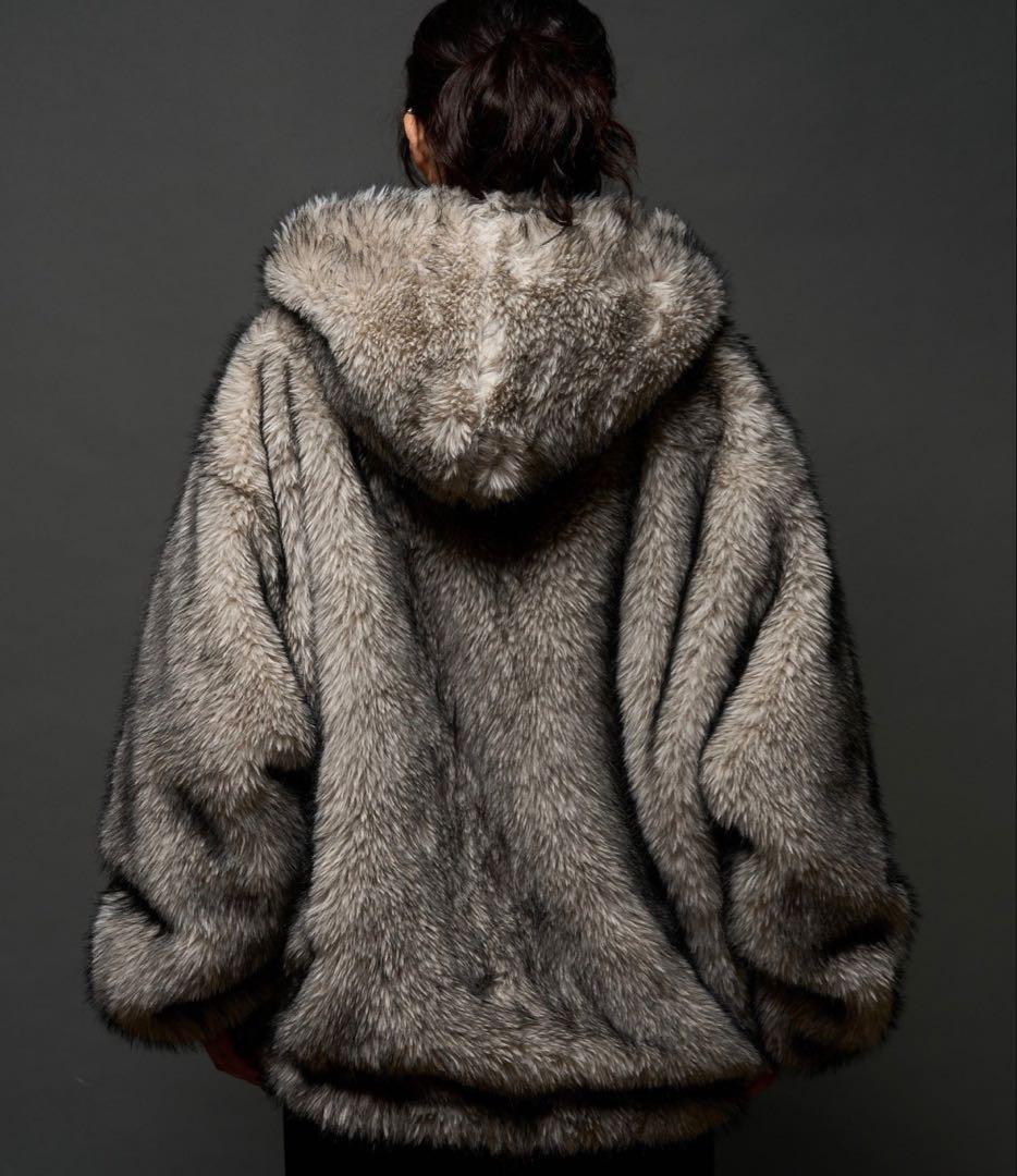 WHO'S WHO gallery 2wayリバーシブルファーブルゾン