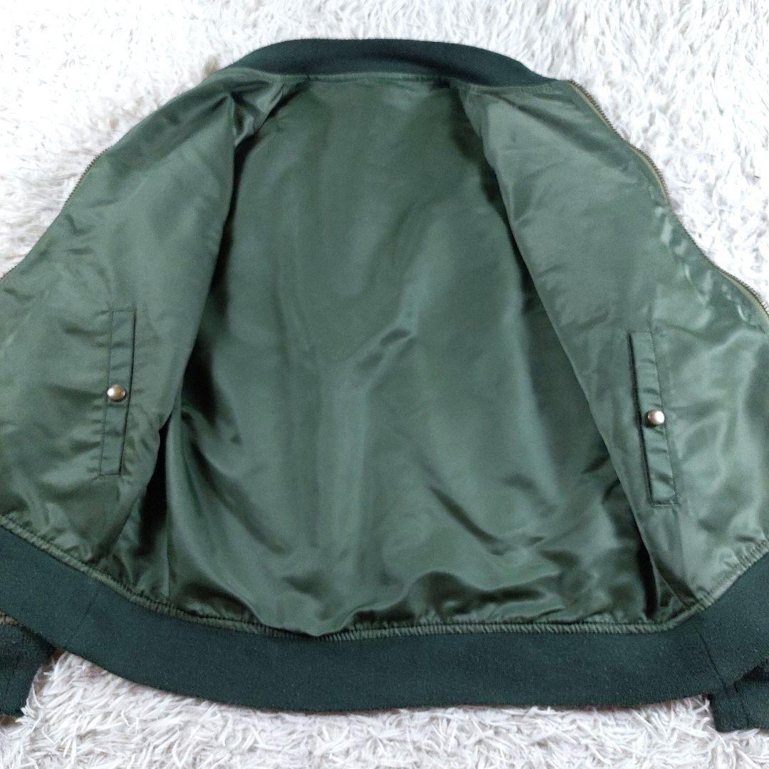 美品 ウィズリミテッド リバーシブル バンダナ柄 リメイク MA-1 ジャケット