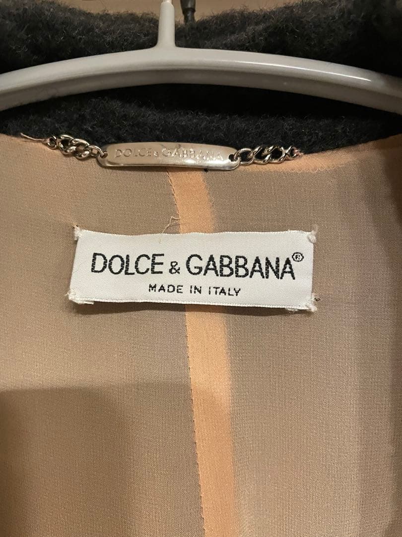 DOLCE & GABBANA アルパカコート　ドルチェアンドガッバーナ