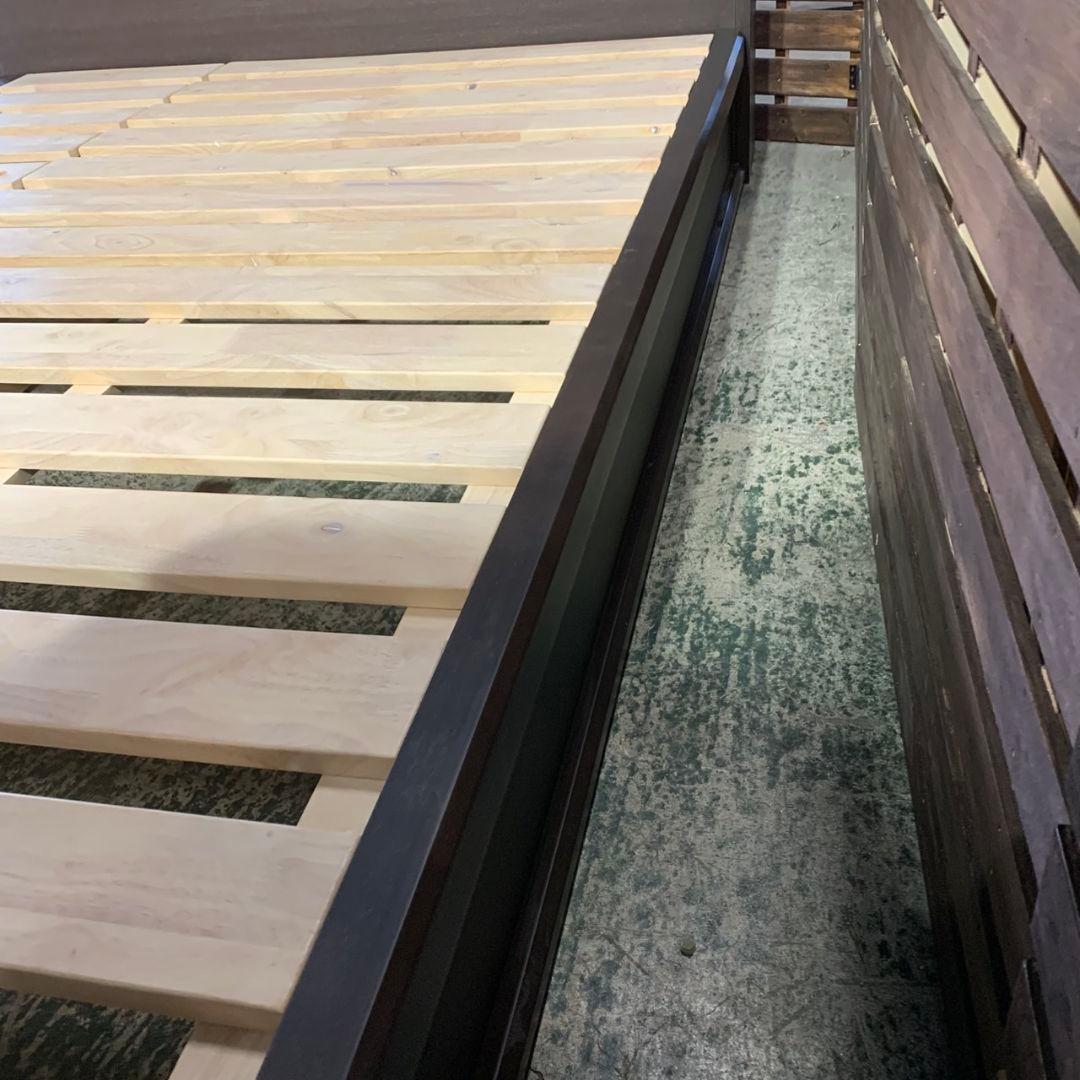 G048\" 現状品 KINGSDOWN ダブルサイズ ベッドフレーム マットレス