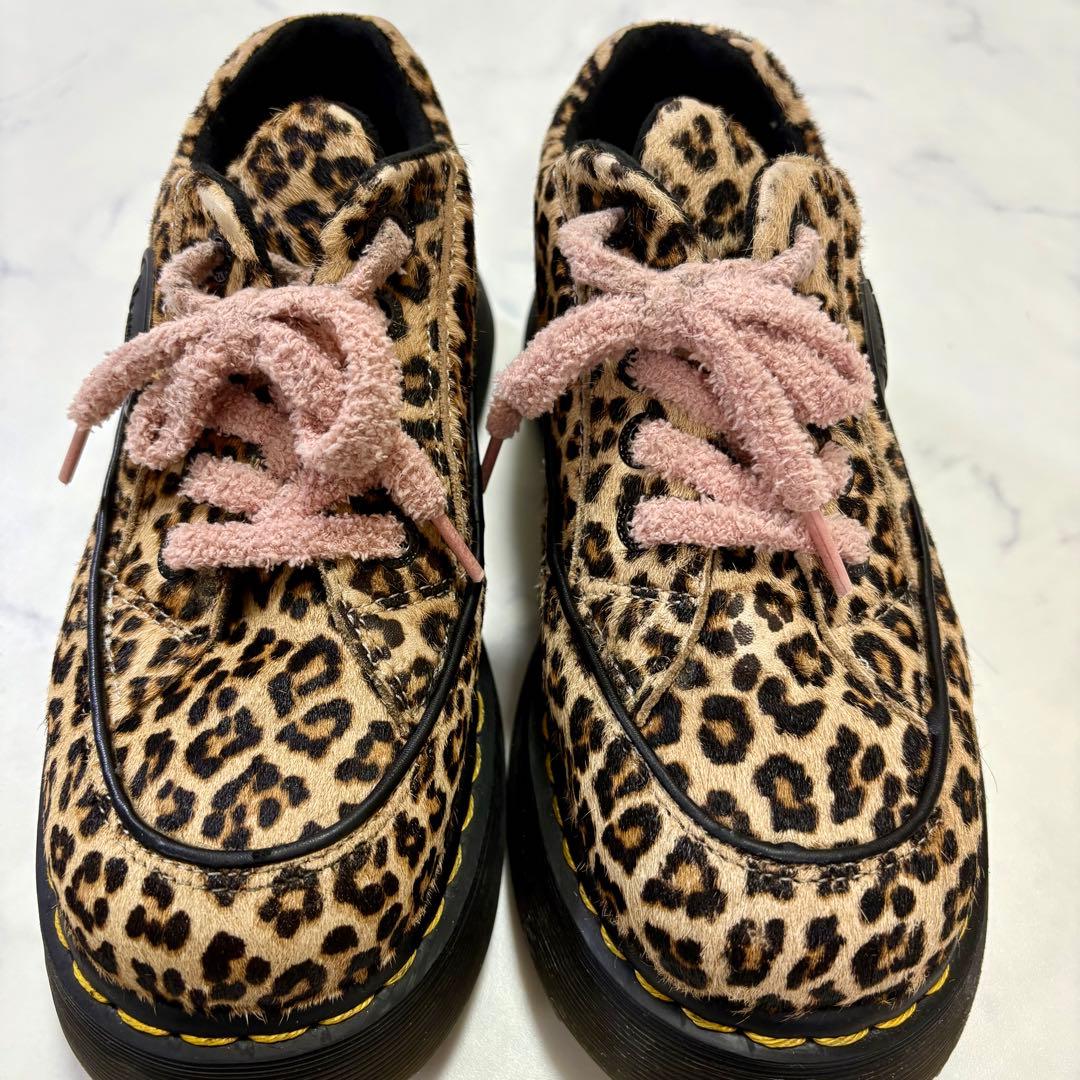 新品未使用 Dr.Martens BUZZ 5I レオパード シューズ 23cm