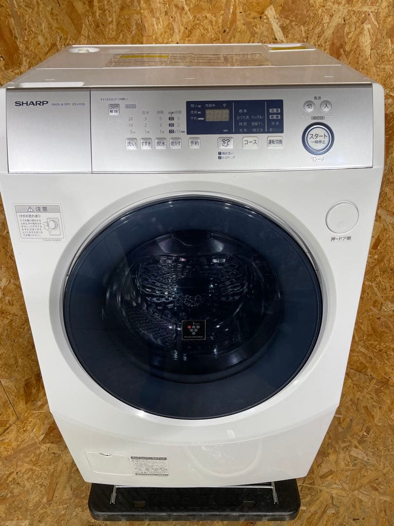 シャープ ドラム式洗濯乾燥機 洗濯10kg 乾燥6kg 1186