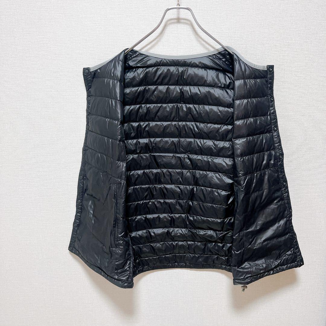 DANTON ナイロンダウンベスト グレー JD-8752