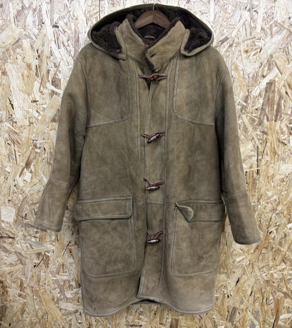 イタリア製 VINCI shearling 高級リアルムートンコート100%本革