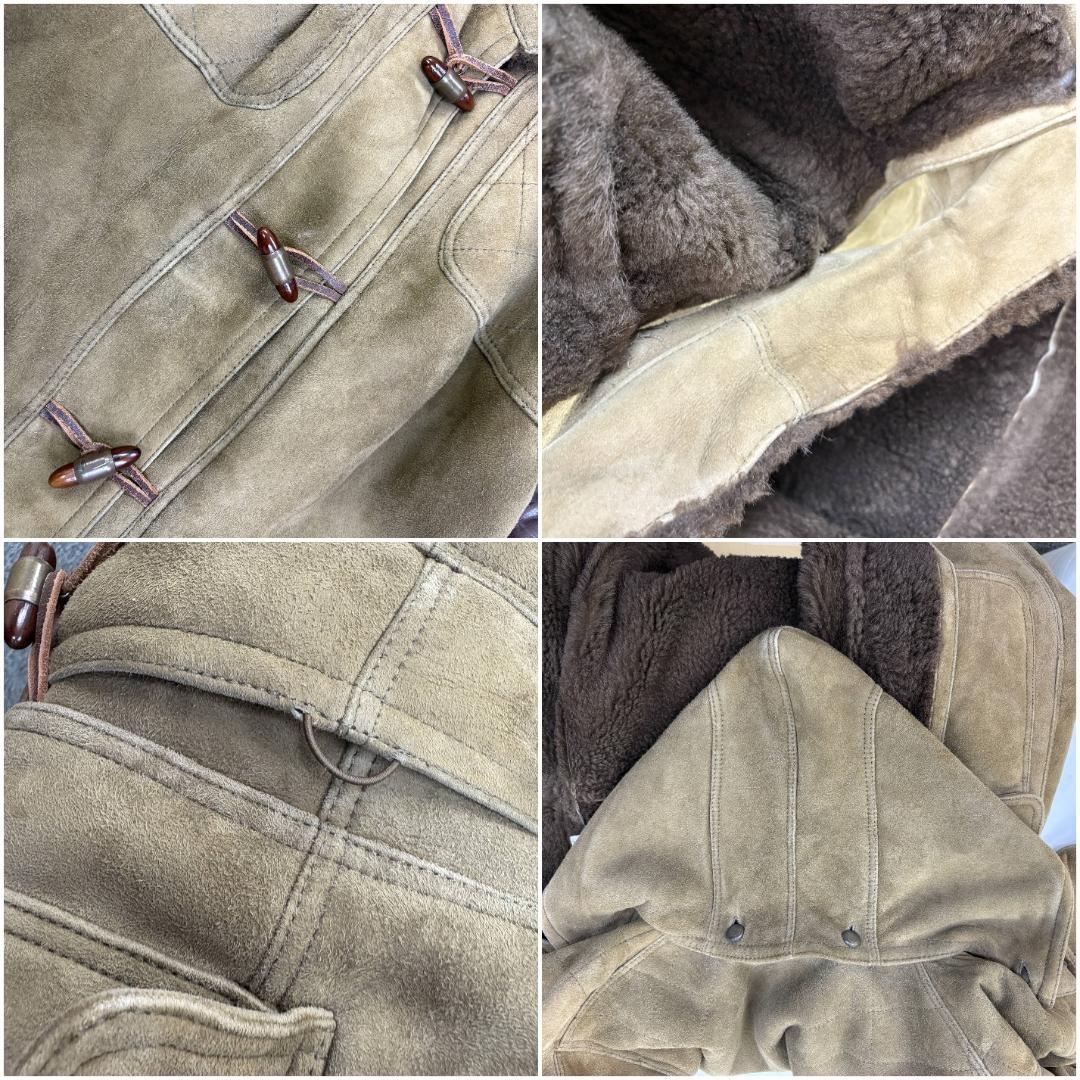 イタリア製 VINCI shearling 高級リアルムートンコート100%本革